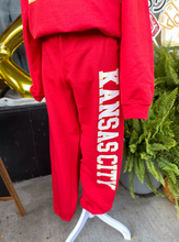Load image into Gallery viewer, Red Kansas City Sweatpants
