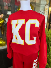 Load image into Gallery viewer, Red KC Crewneck Sweatshirt
