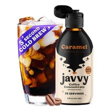 Load image into Gallery viewer, Javvy Caramel Cold Brew Coffee Concentrate

