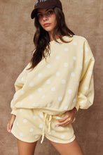 Load image into Gallery viewer, Polka Dot Shorts: Yellow/White dot
