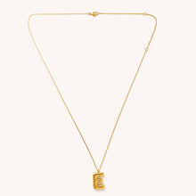 Load image into Gallery viewer, Bubble Initial Charm Necklaces- Gold: C
