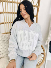 Load image into Gallery viewer, Custom Varsity 25 V-Neck Apparel: Ash Sweatshirt / XL
