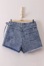 Load image into Gallery viewer, JEAN Washed Denim Skort: LT INDIGO
