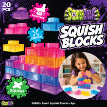 Load image into Gallery viewer, Fun Doh Squish Blocks Building Fidget Sensory Toy- 6/Display: Wholesale Price
