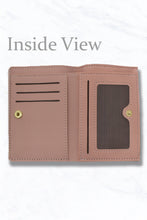 Load image into Gallery viewer, Faux Leather Bunny Cut Out Keychain Wallet: Pink
