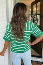 Load image into Gallery viewer, Green Striped Tee
