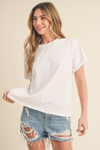 Load image into Gallery viewer, Mali Tee Short Sleeve Top: Teal/Green
