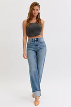 Load image into Gallery viewer, Cello Jeans Super High Rise Dad Jean with Cuff
