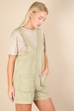 Load image into Gallery viewer, Washed Denim Casual Romper: SAGE
