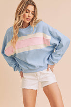 Load image into Gallery viewer, Navy/Ivory/Tan Sweatshirt
