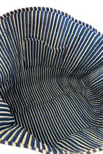 Load image into Gallery viewer, Sasha Blue and White Floral Tote Bag
