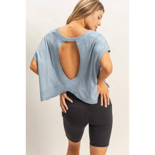 Load image into Gallery viewer, Boxy Crew Neck Top: PINK
