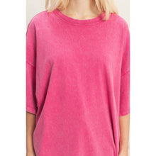 Load image into Gallery viewer, Oversized Mineral Wash T-Shirt: OFF WHITE
