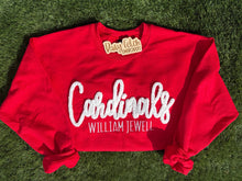Load image into Gallery viewer, Cardinals Yarn Embroidered Sweatshirt
