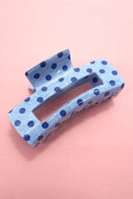Load image into Gallery viewer, POLKA DOT HAIR CLAW CLIP | 40H1085: Black
