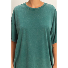 Load image into Gallery viewer, Oversized Mineral Wash T-Shirt: OFF WHITE
