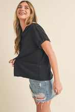 Load image into Gallery viewer, Mali Tee Short Sleeve Top: Teal/Green
