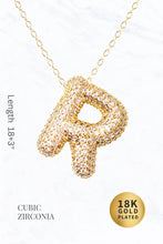 Load image into Gallery viewer, Bubble Initial Necklace: A
