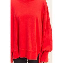 Load image into Gallery viewer, Oversized Seam Detail Long Sleeve Top: MINT
