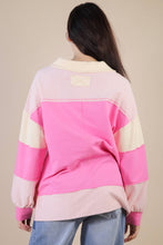 Load image into Gallery viewer, Color Block Solid &amp; Stripe Casual Knit Top: SAGE
