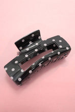 Load image into Gallery viewer, POLKA DOT HAIR CLAW CLIP | 40H1085: Black
