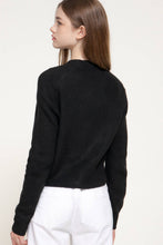 Load image into Gallery viewer, Long Sleeve Round Neck Button Down Sweater Cardigan: TPE-taupe / M
