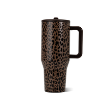 Load image into Gallery viewer, Brown Leopard HydroJug 40 oz Traveler Tumbler
