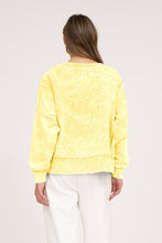 Load image into Gallery viewer, WASHED EXTENDED SHOULDER KNIT TOP: OATMEAL

