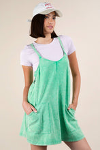 Load image into Gallery viewer, ND31251-Mineral Washed Knit Mini Dress with Shorts Inside : BLACK / S-M-L/2-2-2
