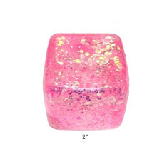 Load image into Gallery viewer, Viral Glitter Ice Cube Squishy Toy: Color Will Be Chosen at Random
