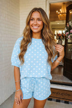 Load image into Gallery viewer, LAS-LIVE Polka Dot Print Top Drawstring Shorts Set (S-XL): Green / Missy / M
