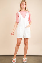 Load image into Gallery viewer, Washed Denim Casual Romper: SAGE
