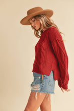 Load image into Gallery viewer, Red Knit Sweater
