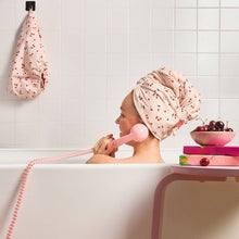 Load image into Gallery viewer, XL Hair Towel Wrap - Cherry Print
