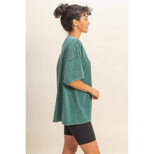 Load image into Gallery viewer, Oversized Mineral Wash T-Shirt: OFF WHITE
