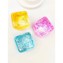 Load image into Gallery viewer, Viral Glitter Ice Cube Squishy Toy: Color Will Be Chosen at Random
