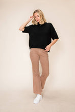 Load image into Gallery viewer, Boxy Crew Neck Knit Top: Olive

