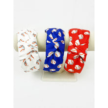 Load image into Gallery viewer, Baseball Game Day Knot Hairband: MIX COLOR / ONE
