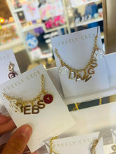 Load image into Gallery viewer, Game Day Trendy Custom Charm Necklaces : Tigers
