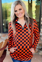 Load image into Gallery viewer, Pep Rally Pullover - Orange &amp; Black
