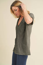 Load image into Gallery viewer, Zoie V-Neck Short Sleeve: Ivory / Contemporary

