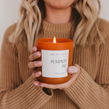 Load image into Gallery viewer, Pumpkin Pie 15 oz Soy Candle - Fall Decor &amp; Gifts
