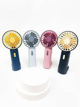 Load image into Gallery viewer, Portable Hand Fan with Pull out Stand: MIX COLOR / ONE(12)
