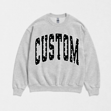 Load image into Gallery viewer, Custom Black Polka Dots Sweatshirt: X-Large
