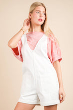 Load image into Gallery viewer, Washed Denim Casual Romper: SAGE
