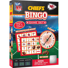 Load image into Gallery viewer, Kansas City Chiefs NFL Bingo Game
