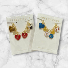 Load image into Gallery viewer, Game Day Trendy Custom Charm Necklaces : Tigers
