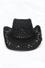 Load image into Gallery viewer, Western Style Cowboy Handmade Woven Straw Hat: Khaki
