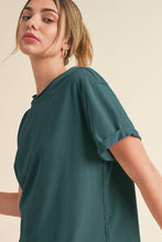 Load image into Gallery viewer, Mali Tee Short Sleeve Top: Teal/Green
