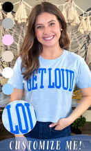 Load image into Gallery viewer, Custom Arched Puff Graphic Crop Top: XL / Sports Grey
